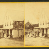 Group in front of a store with "Cleveland & Bradley" sign.