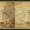 View under a large tent.
