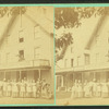 Vineyard Grove House with staff out front.