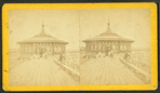 View of a gazebo.