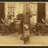View of the Hermit (Fred Parker?) in a rocking chair.