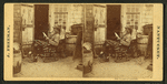 View of the Hermit (Fred Parker?) in a rocking chair.