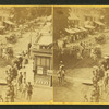 View of a parade.