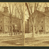 Putnam Free School, pupils posing in front.