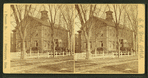 Putnam Free School, pupils posing in front.