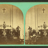 Unidentified church showing decorated altar.