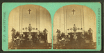 Unidentified church showing decorated altar.