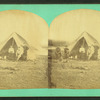 People camping in tents.