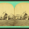 People camping in tents.