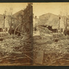 Debris from explosion.