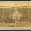 Group of men posing at the preacher's stand.