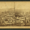 General view of North Adams showing commercial buildings, homes and churches.