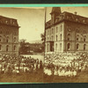 View showing students in front of the Drury Acacdemy.