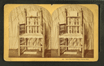Elder Brewster's chair, Plymouth Hall.