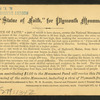 Statue of Faith, for Plymouth Monument.