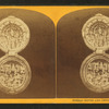 Intricate two-part carving in ivory: "Heaven and Hell," hinged together to close.