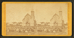 View of an unidentified church and congregation.
