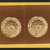 Intricate two-part carving in ivory: "Heaven and Hell," hinged together to close.