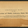 Interior of public library, State Street.