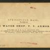 The water shop. U.S. Armory.