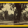 The soldiers' monument and Espicopal Church Stockbridge, (Mass.).