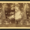An Indian at the burial place of his fathers in Stockbridge.