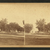 View of commons and a church.