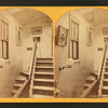 Interior of Norino tower showing stairway.