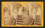 Interior of Norino tower showing stairway.
