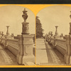 Balustrade of floral art garden.