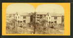 View of flood-damaged homes.