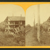 View of buildings on Southbridge street destroyed by explosion of a car of dualin on the Boston & Albany railroad, June 23, 1870