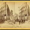 View of the ruins on Pearl St.