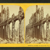 Effects of fire on granite walls, Pearl Street.