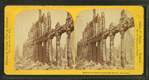 Effects of fire on granite walls, Pearl Street.