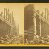 Unidentified view of the fire in Boston, November, 1872.