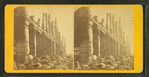 Unidentified view of the fire in Boston, November, 1872.