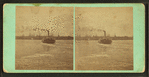 Gun boat and ferry.
