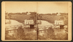 Sudbury River Conduit, Nov. 6, 1876, wooden dam on Sudbury River.
