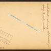 Sudbury River Conduit, Nov. 6, 1876, ditch in woods for temporary ... between Farm Pond and Lake Schituate showing apparatus for rating current meter.