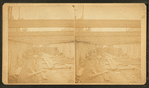 Boston water works, Sudbury River Conduit, 1876, Division III, Section 12, sheeted trench heavy sand cutting.