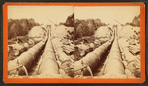 Rosemary siphon, looking east from conduit, June 1877.