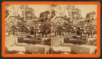 B.W.W. dam division, Dam I, gate house foundation and south embankment wall, July 14, 1877.