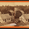 Sudbury River Conduit, B.W.W., div. 4, sec. 15, Sept. 13, 1876. View of centring of arch "A" taken from Ellis St. and looking north.