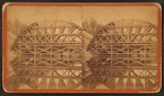Sudbury River Conduit, B.W.W. Div.4, Sec 15, Sept. 13 1876, view of cutting of large arch taken from east bank of Charles River.