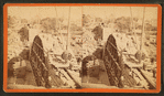 Sudbury River Conduit, B.W.W., div. 4, sec. 15, Oct. 18, 1876. View from Needham bank of Charles River showing the north side of bridge.