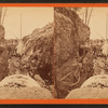 Sudbury River Conduit, B.W.W., div. 4, sec. 16, Oct. 18, 1876. View taken at the east end of rock cut looking west.
