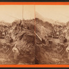Sudbury River Conduit. B.W.W. Div. 4, Sec. 16 Nov. 14, 1876, view at east end of Sec. 16 showing excavating con..., stone and brick masons.