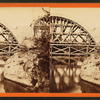 Sudbury River Conduit, B.W.W., div. 4, sec. 15, Nov. 13, 1876. View of south side of east abutment of large arch with half of arches "A" and "C".