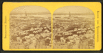 View from Bunker Hill monument, east.